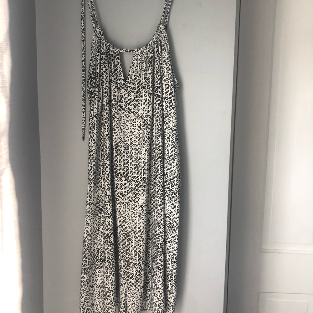 black and white romper